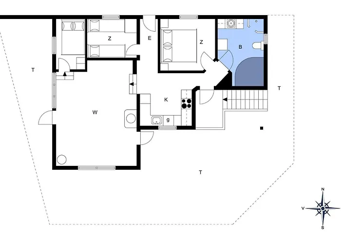 別荘 Bl547-blokhus-skraavejen-8 ブロックフス